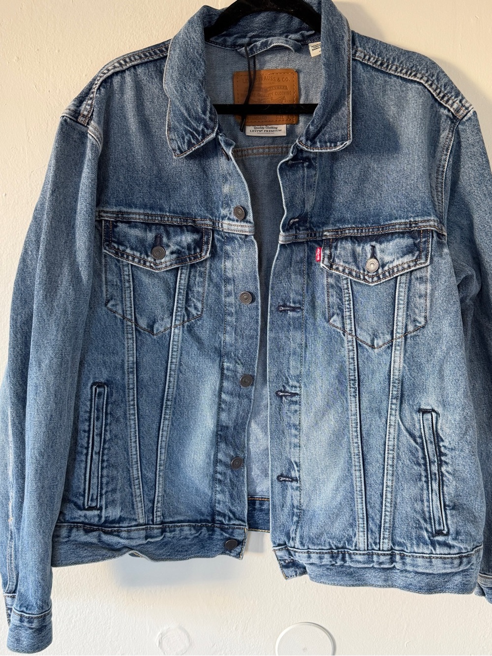 Classic Light Blue Denim Jacket - Mens